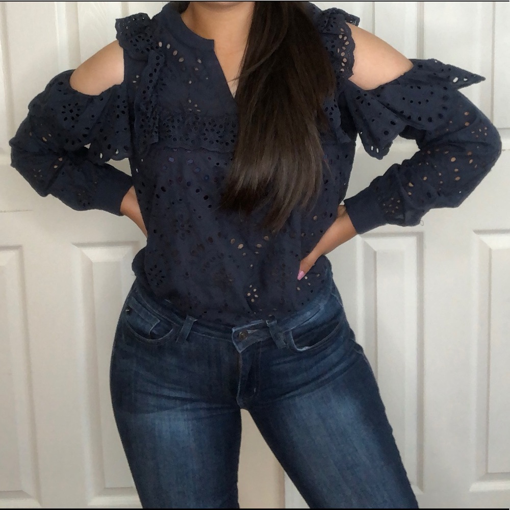 Navy Blue blouse
